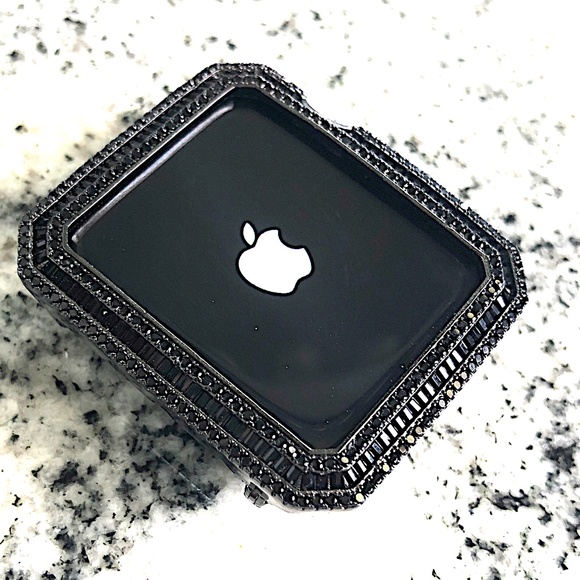 New Apple Watch case with baguette and rounds Various sizes - Picture 1 of 2